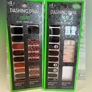 Dashing Diva Ultra Shine Gel Nail Strips - 32 Pack 🎃💀